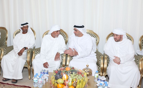 Saif bin Zayed offers condolences to family of nation's martyr Hassan Al Bishir